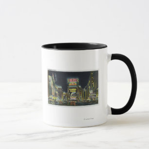 Caneca NYC, Nova YorkView da Times Square na Noite nº 2