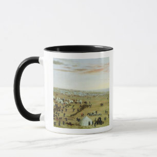 Caneca O acampamento de Uruguaiana, Rio Grande, Brasil,
