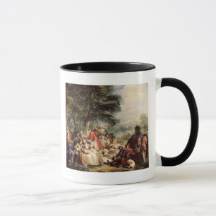 Caneca O almoço da caça, 1737