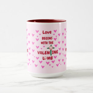 Caneca O Amor Começa Com A Lâmpada Do Namorados
