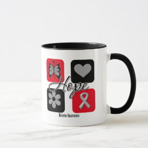 Caneca O amor da esperança do diabetes inspira a