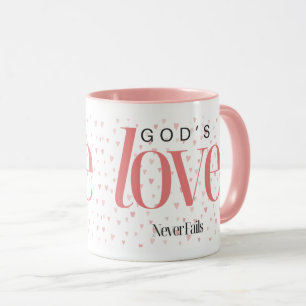 Caneca O amor de Deus nunca falha
