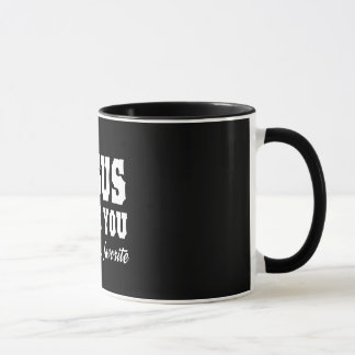 Caneca O amor de Jesus você, mas mim é seu favorito