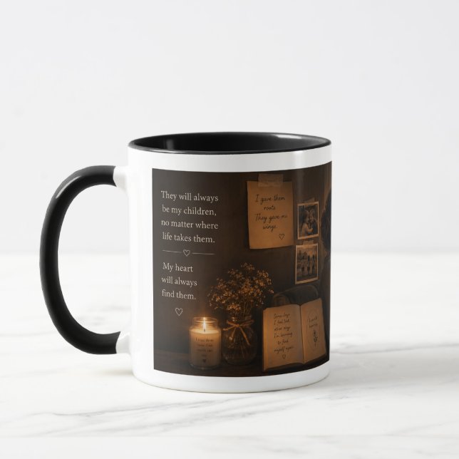 Caneca O Amor de uma Mãe Nunca Deixa (Esquerda)
