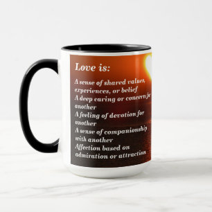 Caneca O amor é