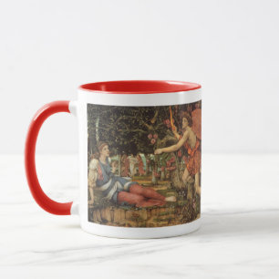 Caneca O amor e a donzela de John Stanhope