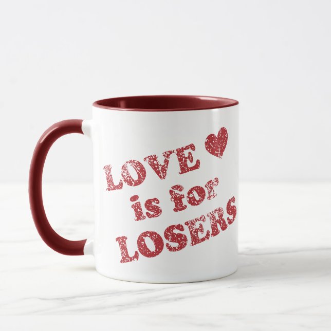 Caneca O amor é para os perdedores (Esquerda)