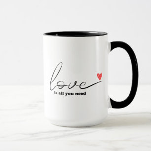 Caneca O Amor É Tudo O Que Você Precisa, Presente De Namo