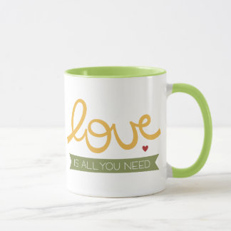 Caneca o amor é tudo que você precisa