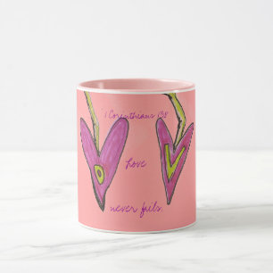 Caneca O amor nunca falha
