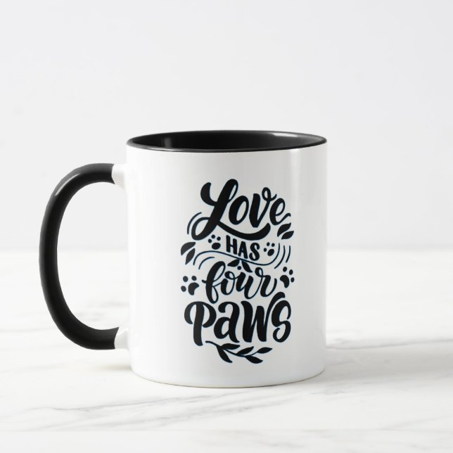 Caneca O Amor Tem Quatro Patas (Esquerda)