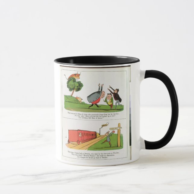 Caneca O ancião de Aosta, página 'do livro de Nonse (Direita)