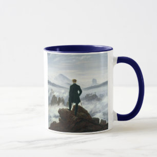 Caneca O andarilho acima do mar da névoa, 1818
