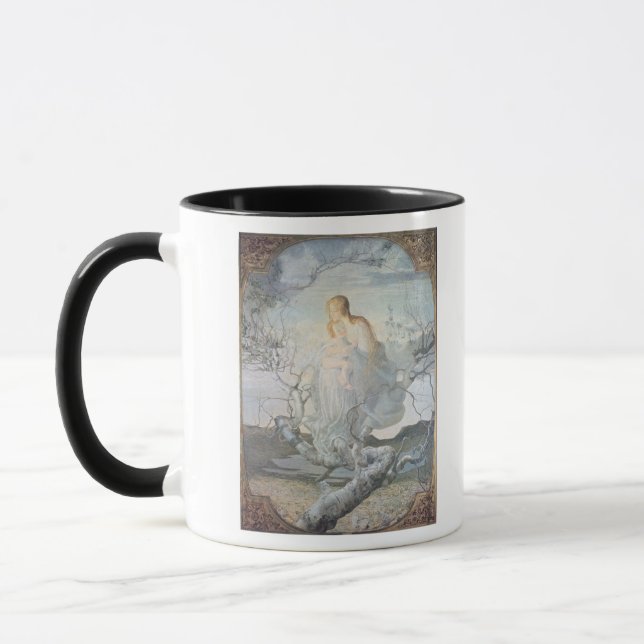 Caneca O anjo da vida, 1894 (Esquerda)