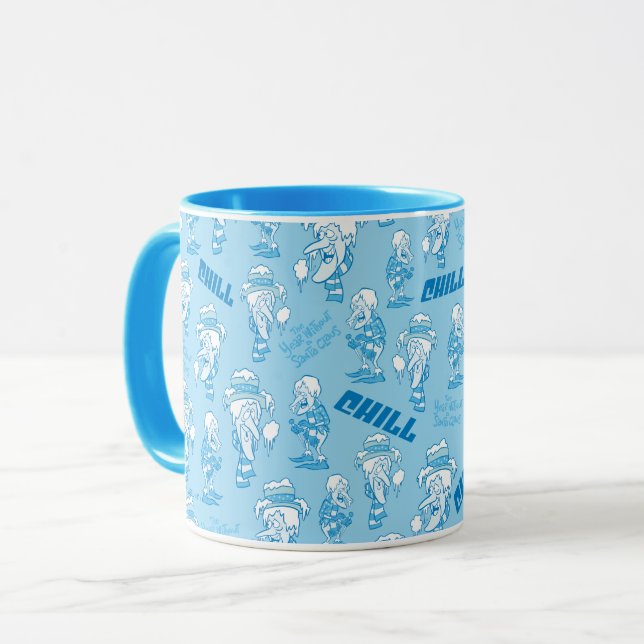 Caneca O ANO SEM PADRÃO SANTA CLAUS™ Snow Miser (Frente Esquerda)