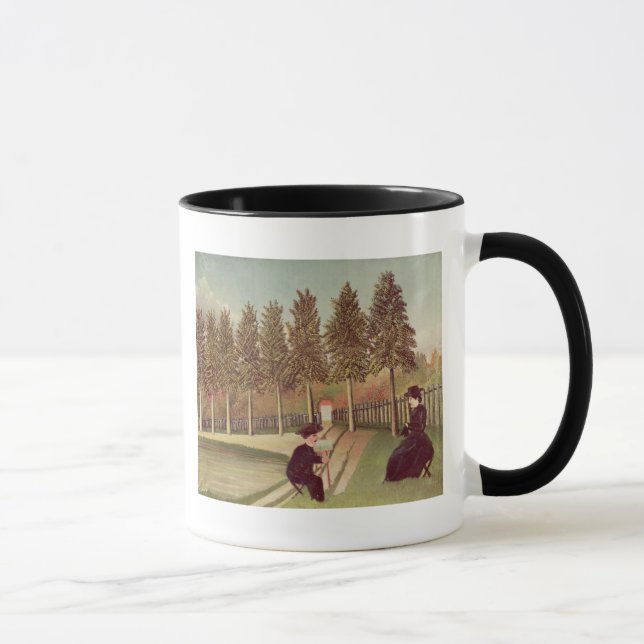 Caneca O artista que pinta sua esposa, 1900-05 (Direita)