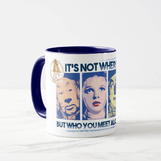Caneca O Assistente De Oz™ | Com Quem Você Se Encontra No (Frente Esquerda)