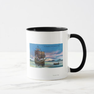 Caneca O Aterrissagem de Mayflower em 1620