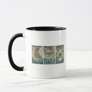 Caneca O ator Ichikawa Ebizo V como a deidade Fudo Myoo