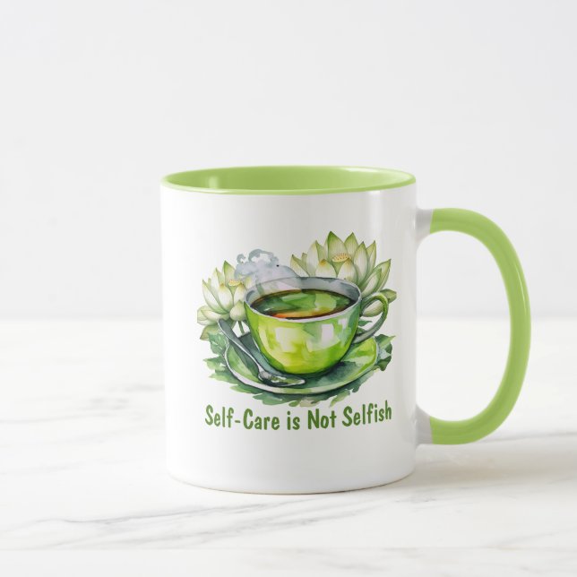 Caneca O autocuidado não é egoísta (Direita)