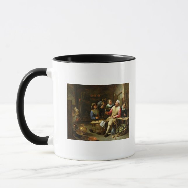 Caneca O bar da sala de estar, 1657 (Esquerda)