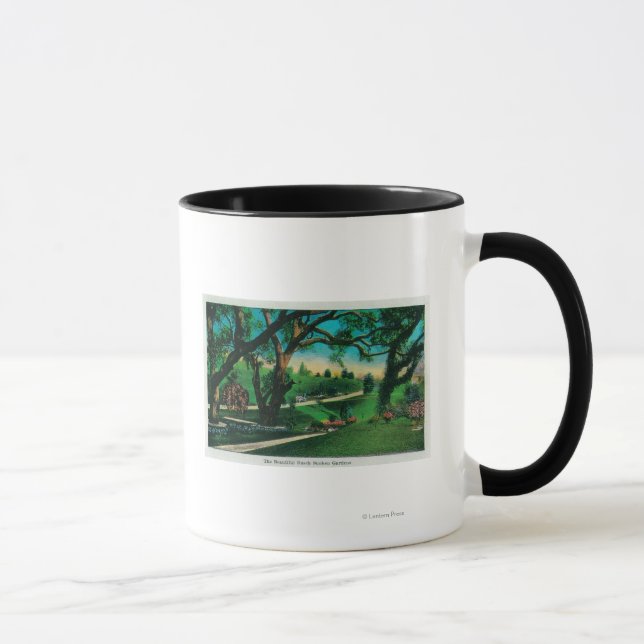 Caneca O Belo Jardim Sunken Busch Pasadena, CA (Direita)