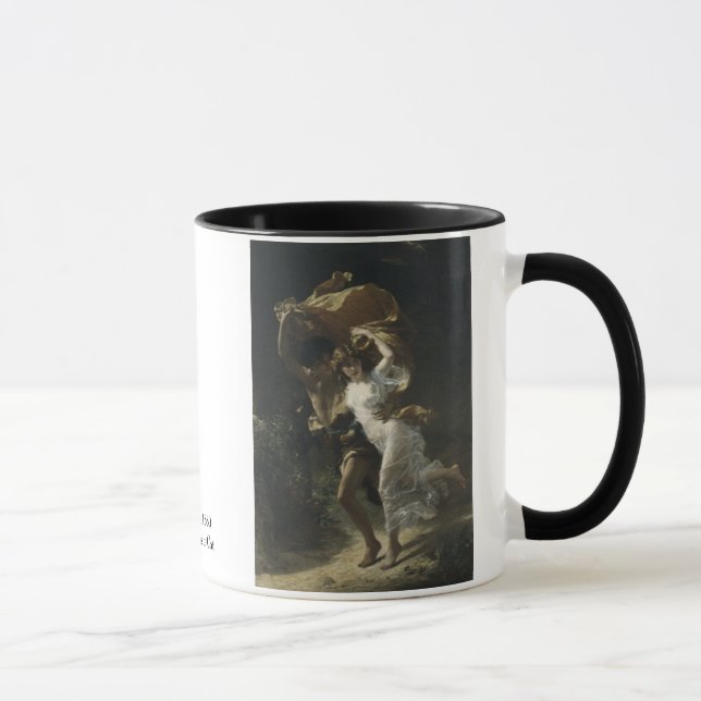 Caneca O berço 1880 de Pierre-Auguste da tempestade (Direita)