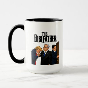 Caneca O Bibipai – Trump Bibi Rubio Cartoon Paródia