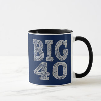 Caneca O BIG 40 Quarenta Décimo Aniversário