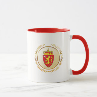 Caneca O Brasão de Armas da Noruega