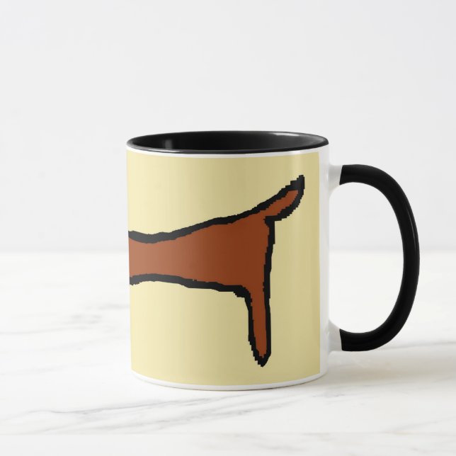 Caneca O Brown Dachshund (Direita)