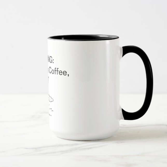 Caneca O café do piloto do toque, CFIT (acrônimo) (Direita)