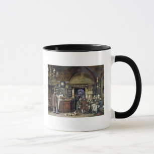 Caneca O café em Roma, 1856