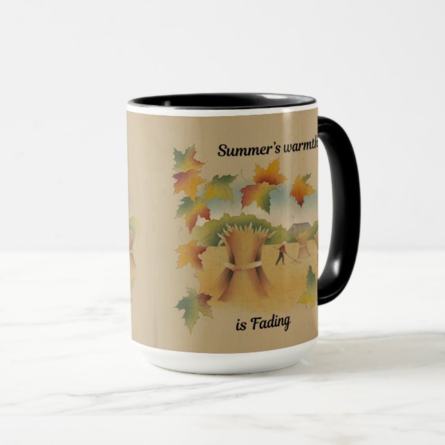 Caneca O calor de verão está se apagando (Frente Esquerda)