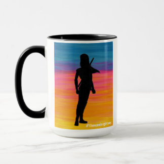 Caneca O caminho da garota guerreira