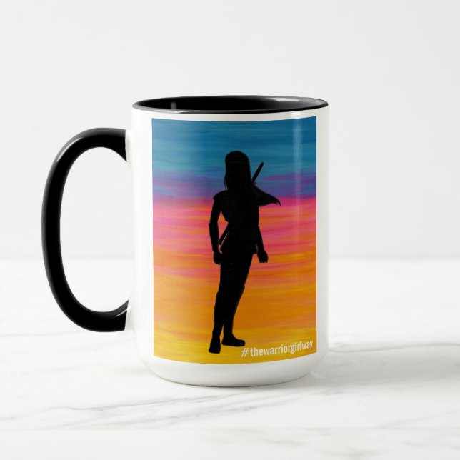 Caneca O caminho da garota guerreira (Esquerda)