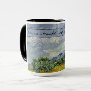 Caneca O Campo de Trigo de Vincent van Gogh com CyPrensas