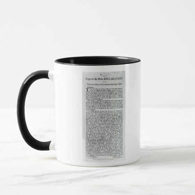 Caneca O capitão da declaração das multidões (Esquerda)