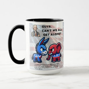 Caneca O Cara não pode nos dar a Design eleitoral