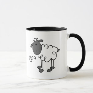 Caneca O carneiro diz t-shirt e presentes do Baa