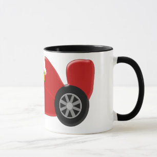 Caneca O carro de competência vermelho apenas adiciona o