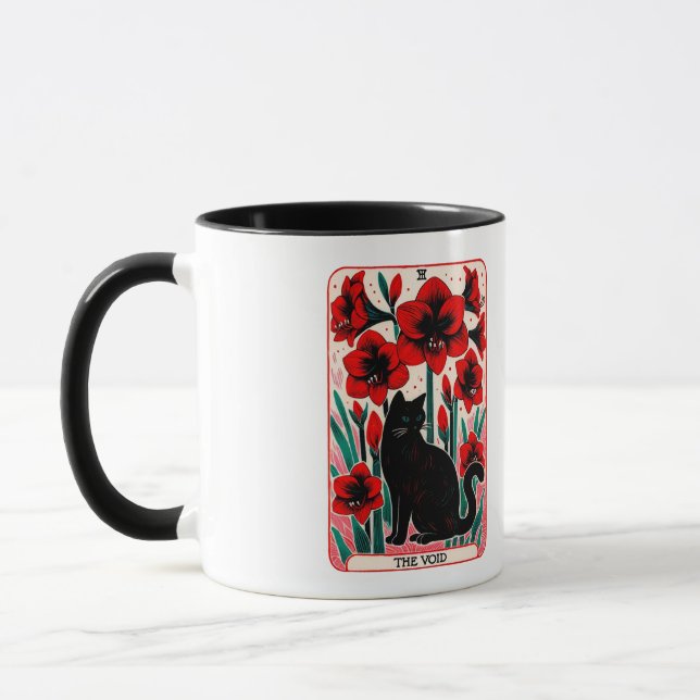 Caneca O Cartão Tarot De Gato Válido (Esquerda)