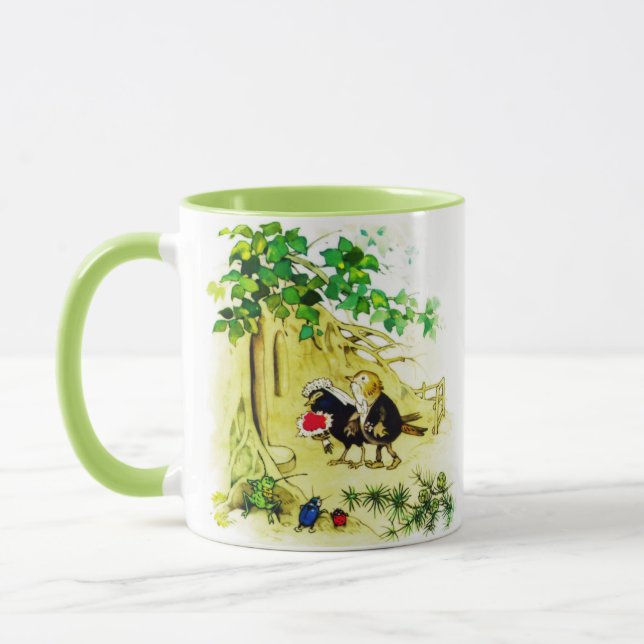 Caneca O Casamento de Pássaros (Esquerda)