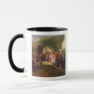 Caneca O casamento dourado (óleo em canvas)
