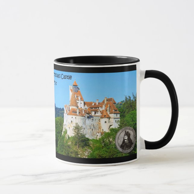 Caneca O castelo de Dracula da visita (Direita)