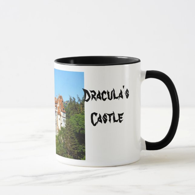 Caneca O castelo de Dracula, farelo, Transylvannia 2 (Direita)