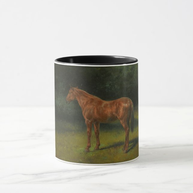 Caneca O Cavalo Vermelho Sorrel (por Rosa Bonheur) (Centro)