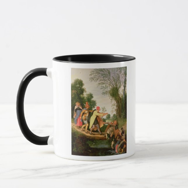 Caneca O cego conduzindo as cortinas (Esquerda)