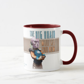 Caneca O cérebro grande vê-lo-á agora agredir