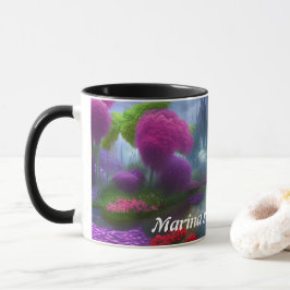 Caneca O chá de manhã da Marina personalizável